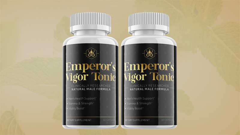 Emperor’s Vigor Tonic is a male vitality supplement in capsule form.