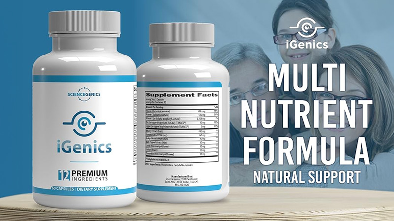 iGenics Supplement Bottle Overview