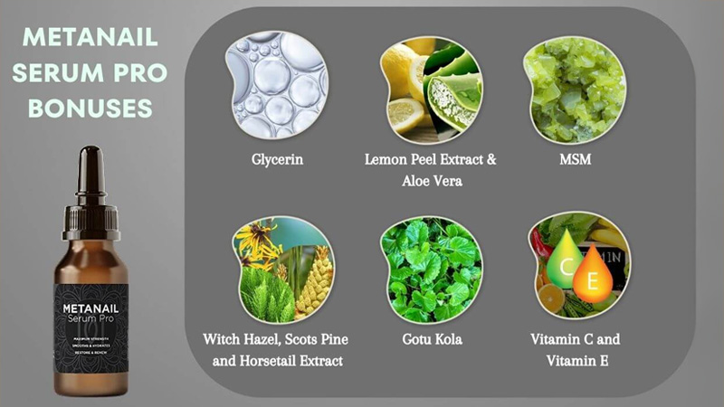 Ingredients and benefits of Metanail Complex for healthier nails.