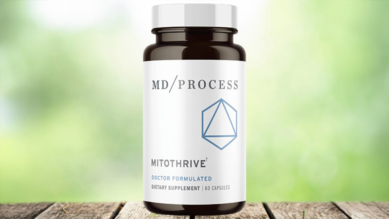 Mitothrive bottle for cellular vitality support